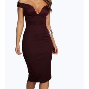 Sweetheart off the shoulder bodycon Dress